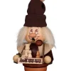 Christian Ulbricht Räuchermännchen*Räuchermännchen Miniwichtel Spielzeughändler, 17 cm von