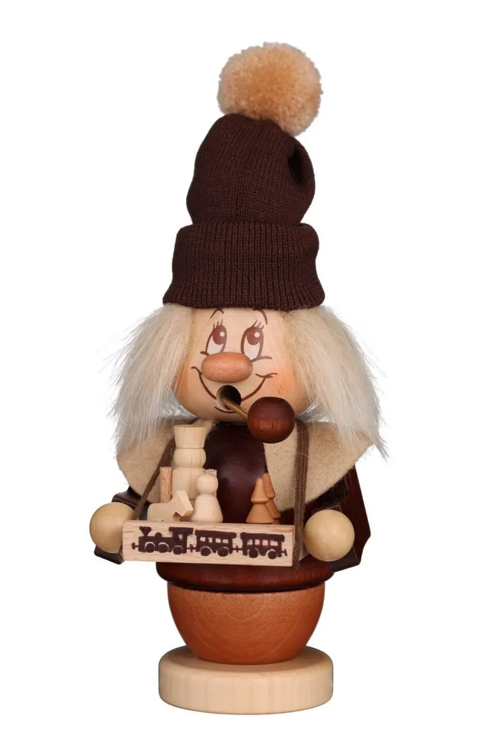 Christian Ulbricht Räuchermännchen*Räuchermännchen Miniwichtel Spielzeughändler, 17 cm von