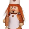 Christian Ulbricht Neuheiten | Räuchermännchen*Räuchermännchen Miniwichtel Krankenschwester, 14 cm von