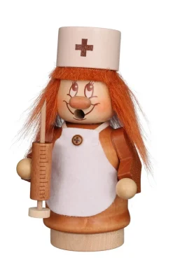 Christian Ulbricht Neuheiten | Räuchermännchen*Räuchermännchen Miniwichtel Krankenschwester, 14 cm von