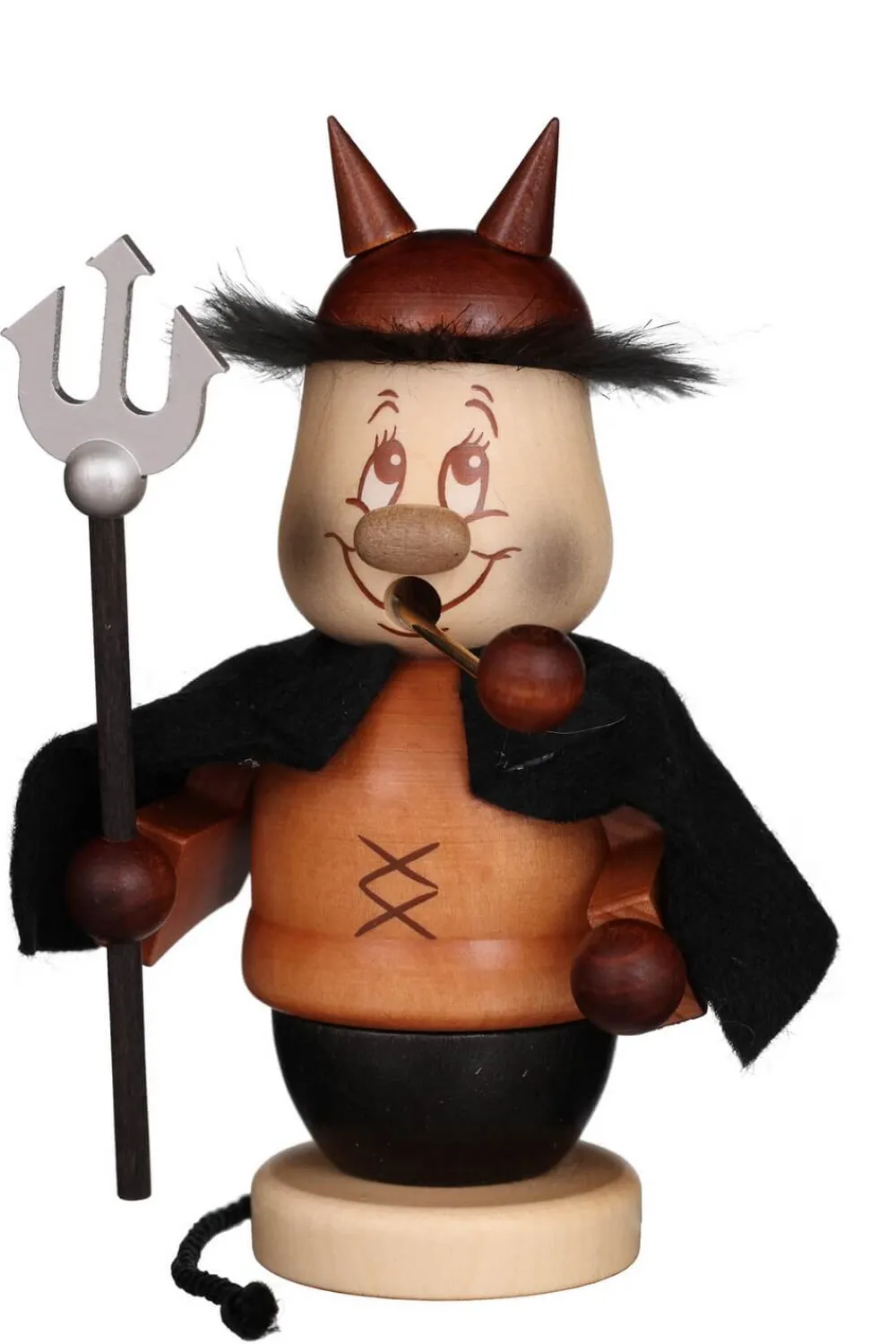 Christian Ulbricht Neuheiten | Auslaufartikel*Räuchermännchen Miniwichtel Teufel, 14 cm von