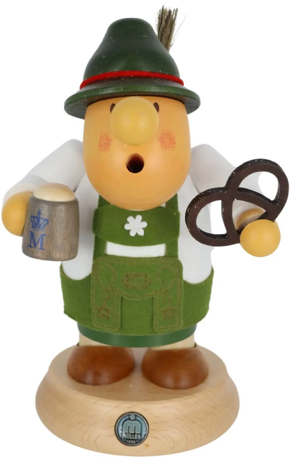 Müller Kleinkunst Räuchermännchen*Räuchermännchen Müllerchen® Bayer in Tracht von