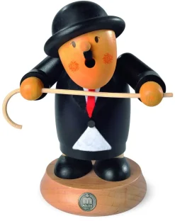 Müller Kleinkunst Räuchermännchen*Räuchermännchen Müllerchen® Charlie Chaplin von