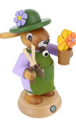 Müller Kleinkunst Neuheiten | Osterhasen*Räuchermännchen Osterhase Gärtner, 19 cm, von