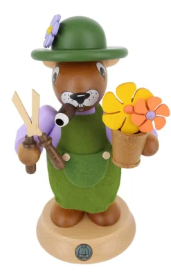 Müller Kleinkunst Neuheiten | Osterhasen*Räuchermännchen Osterhase Gärtner, 19 cm, von