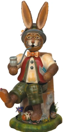 Hubrig Volkskunst Osterhasen*Räuchermännchen Osterhase Räuchergustav von