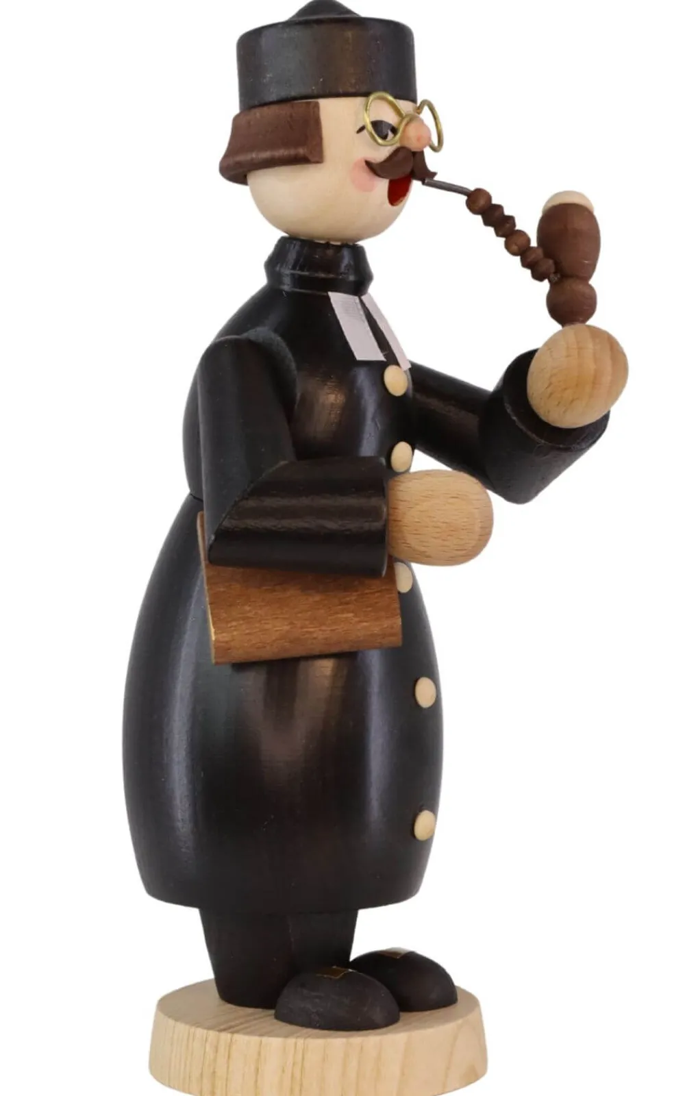 Richard Glässer GmbH Neuheiten | Auslaufartikel*Räuchermännchen Pfarrer, evangelisch, 18 cm von Richard Glässer