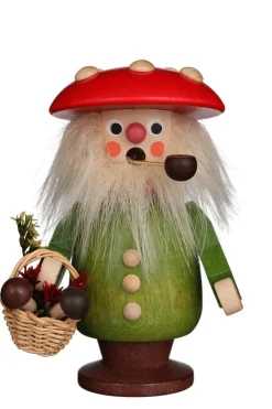 Christian Ulbricht Neuheiten | Räuchermännchen*Räuchermännchen Pilzmannl, 10 cm von