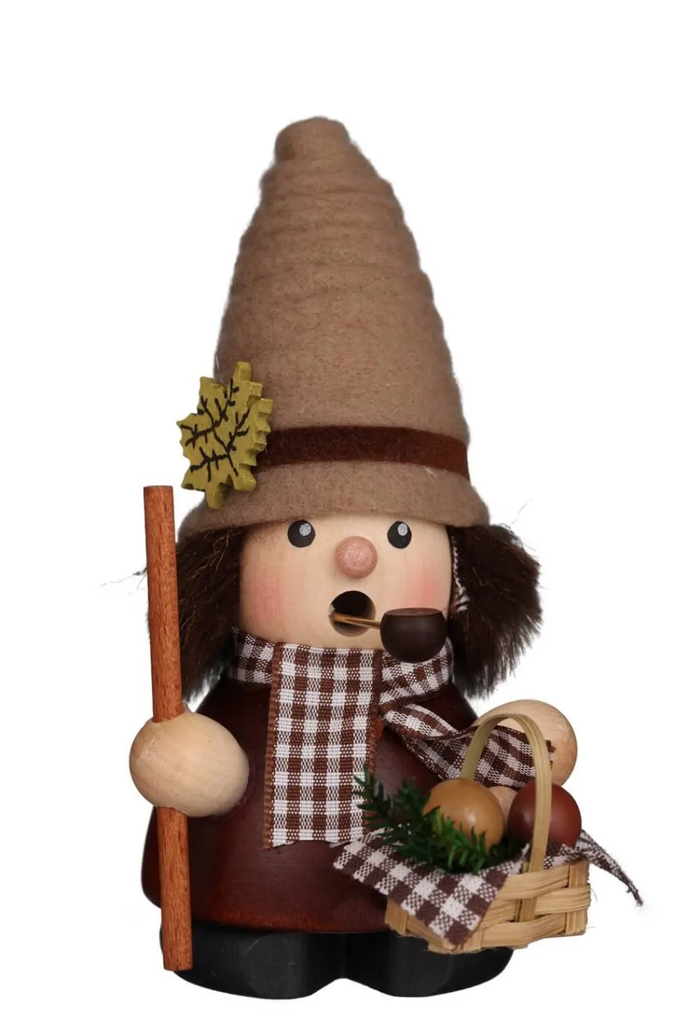 Christian Ulbricht Neuheiten*Räuchermännchen Pilzsammler, 12 cm von