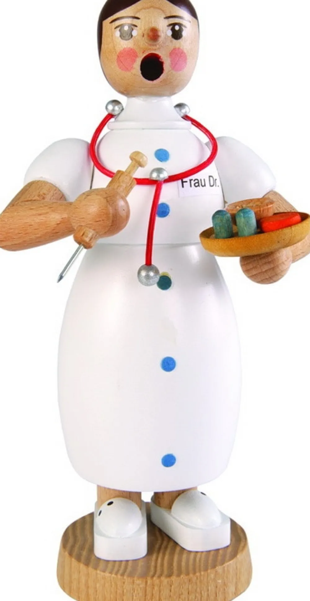 Richard Glässer GmbH Neuheiten*Räuchermännchen Ärztin, 18 cm von Richard Glässer