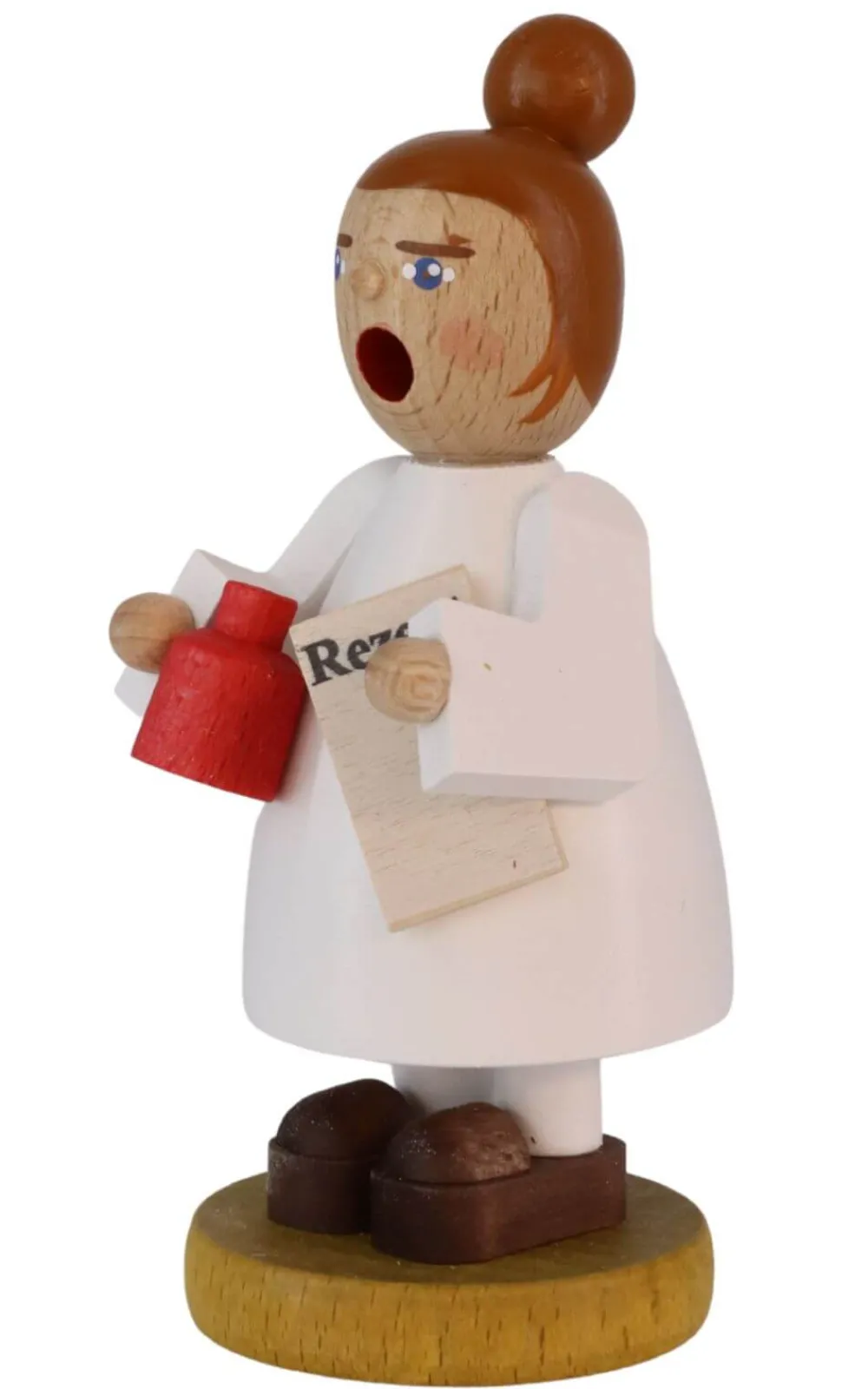 Richard Glässer GmbH Neuheiten | Auslaufartikel*Räuchermännchen Ärztin, 11 cm von Richard Glässer