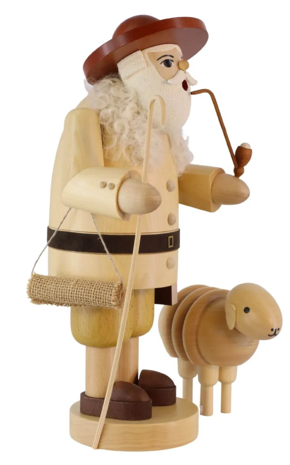 Richard Glässer GmbH Räuchermännchen*Räuchermännchen Schäfer mit Schaf, 34 cm von Richard Glässer