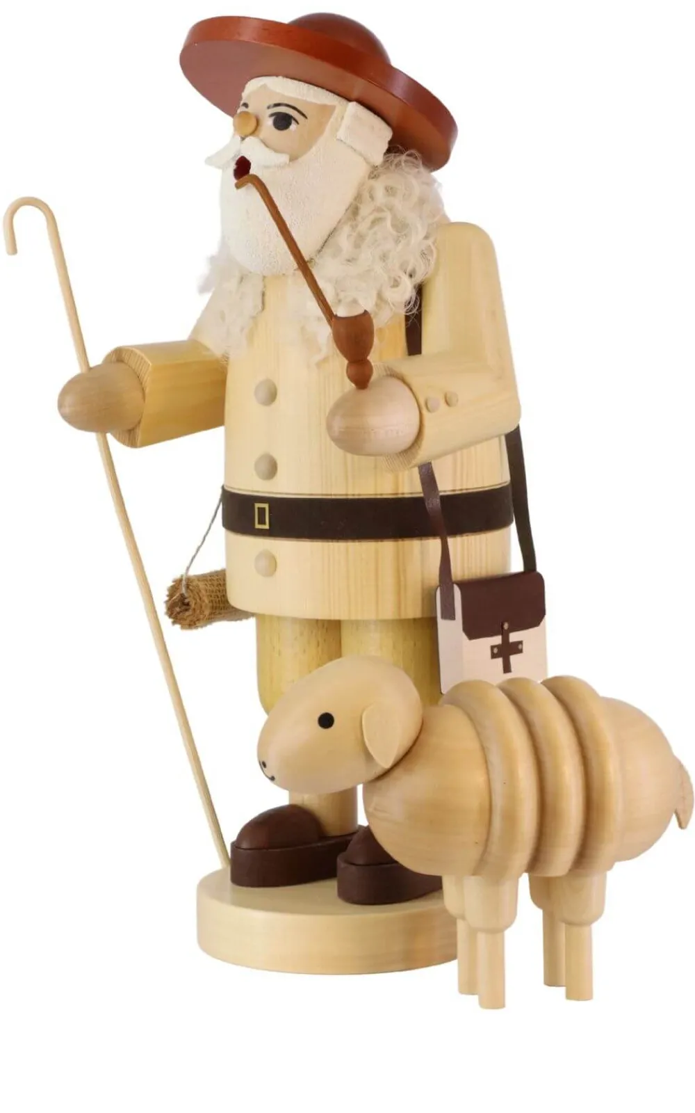 Richard Glässer GmbH Räuchermännchen*Räuchermännchen Schäfer mit Schaf, 34 cm von Richard Glässer