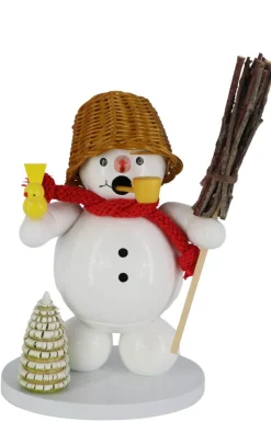 Zenker Räuchermännchen*Räuchermännchen Schneemann mit Korb, 12 cm von Ralf