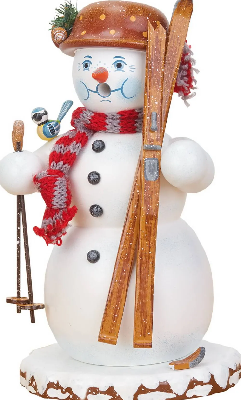 Hubrig Volkskunst Neuheiten | Räuchermännchen*Räuchermännchen Schneemann, 20 cm von