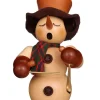 Christian Ulbricht Neuheiten | Räuchermännchen*Räuchermännchen Schneemann mit Triangel, 23 cm, von