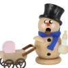 Gerd Hofmann Neuheiten | Räuchermännchen*Räuchermännchen Schneemann stolzer Papa, , 8 cm von