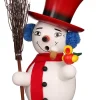 Christian Ulbricht Einzelstücke | Räuchermännchen*Räuchermännchen Schneemann, 50 cm, farbig von