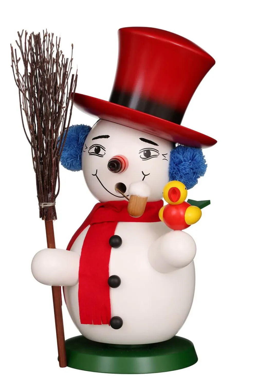 Christian Ulbricht Einzelstücke | Räuchermännchen*Räuchermännchen Schneemann, 50 cm, farbig von