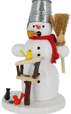Zenker Räuchermännchen*Räuchermännchen Schneemann mit Vogelhaus, 18 cm von Ralf