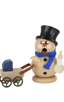 Gerd Hofmann Neuheiten | Räuchermännchen*Räuchermännchen Schneemann stolzer Papa, , 8 cm von