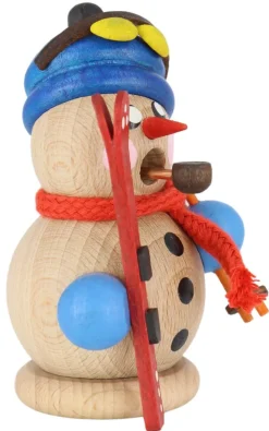 Gerd Hofmann Räuchermännchen*Räuchermännchen Schneemann mit Ski, von
