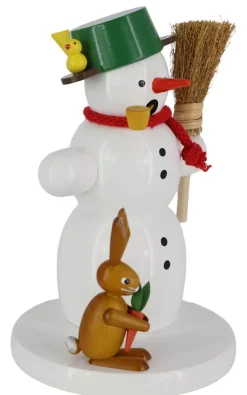 Zenker Räuchermännchen*Räuchermännchen Schneemann mit Hase, 18 cm von Ralf