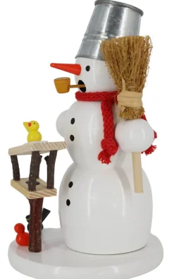 Zenker Räuchermännchen*Räuchermännchen Schneemann mit Vogelhaus, 18 cm von Ralf