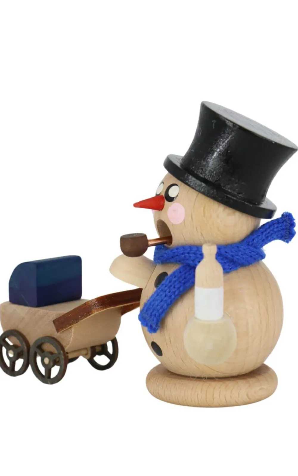 Gerd Hofmann Neuheiten | Räuchermännchen*Räuchermännchen Schneemann stolzer Papa, , 8 cm von