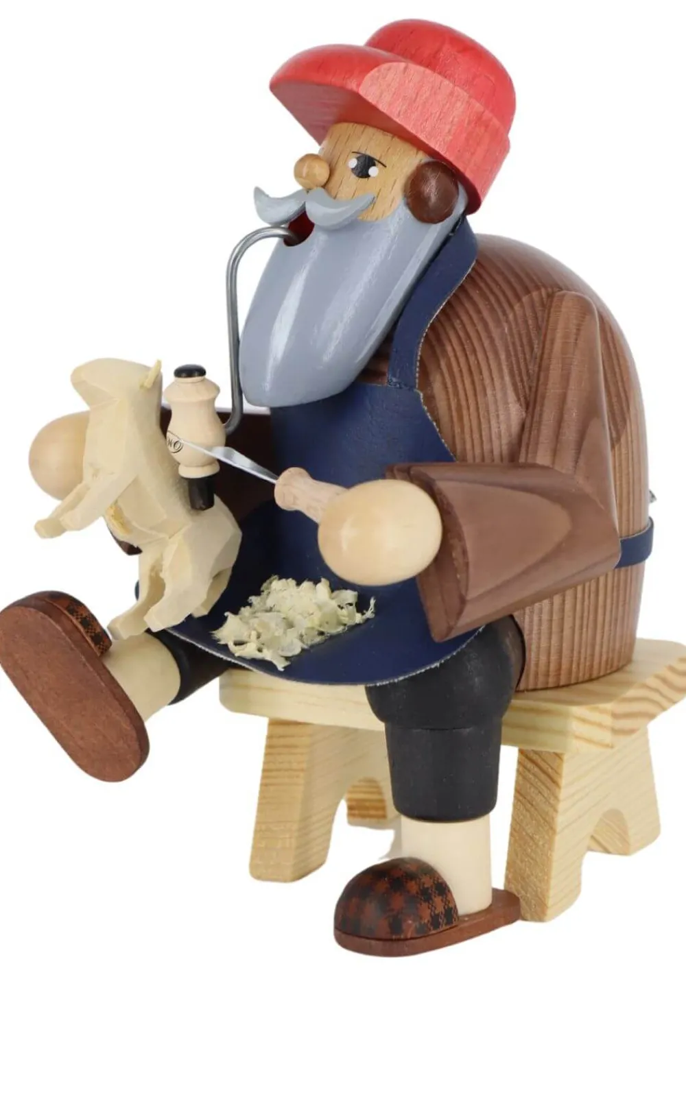 KWO Räuchermännchen*Räuchermännchen Schnitzer, 16 cm, farbig von