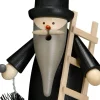 Seiffener Volkskunst eG Neuheiten | Räuchermännchen*Räuchermännchen Schornsteinfegerwichtel, 16 cm von