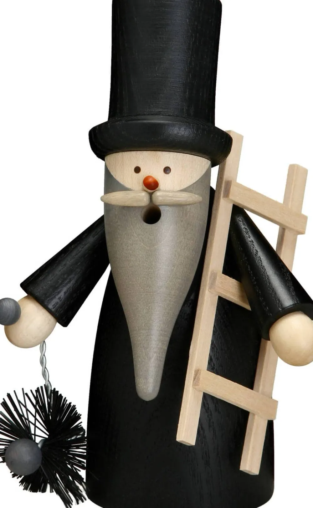 Seiffener Volkskunst eG Neuheiten | Räuchermännchen*Räuchermännchen Schornsteinfegerwichtel, 16 cm von