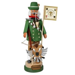 Karl Werner Räuchermännchen*Räuchermännchen Schützenkönig, grün von