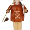 Richard Glässer GmbH Auslaufartikel*Räuchermännchen Schulmeister, 16 cm, natur von Richard Glässer