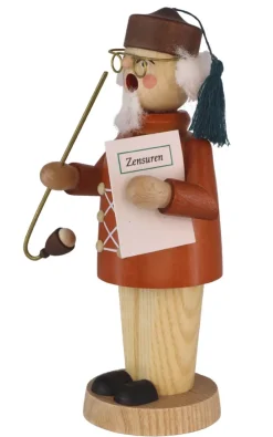 Richard Glässer GmbH Auslaufartikel*Räuchermännchen Schulmeister, 16 cm, natur von Richard Glässer