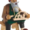 KWO Neuheiten | Räuchermännchen*Räuchermännchen Schwibbogenmacher, 16 cm, farbig von