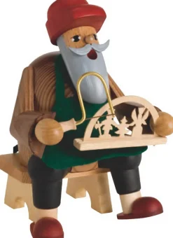 KWO Neuheiten | Räuchermännchen*Räuchermännchen Schwibbogenmacher, 16 cm, farbig von