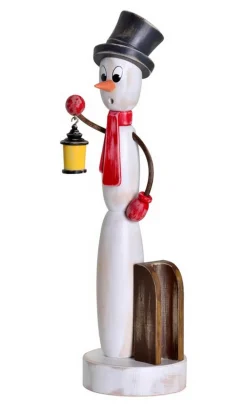KWO Räuchermännchen*Räuchermännchen Shabby Chic Schneemann, 40 cm von