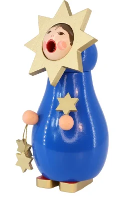 Richard Glässer GmbH Neuheiten | Auslaufartikel*Räuchermännchen Stern, 11 cm von Richard Glässer