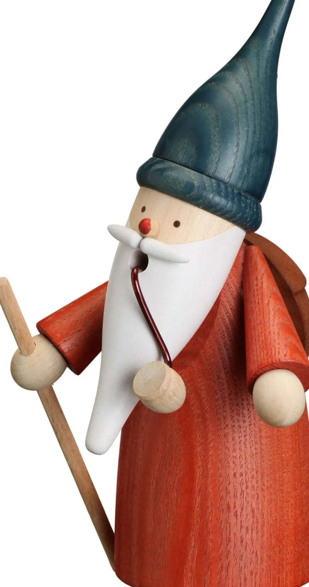 Seiffener Volkskunst eG Neuheiten | Räuchermännchen*Räuchermännchen Traditionswichtel Wanderer, 16 cm von
