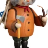 Seiffener Volkskunst eG Räuchermännchen*Räuchermännchen Waldarbeiter, 18 cm von