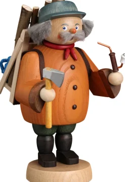 Seiffener Volkskunst eG Räuchermännchen*Räuchermännchen Waldarbeiter, 18 cm von