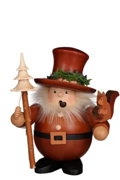Christian Ulbricht Räuchermännchen*Räuchermännchen Waldmann mit Eichhörnchen, 18 cm von