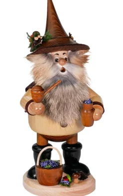 DWU Drechselwerkstatt Uhlig Räuchermännchen*Räuchermännchen Wichtel Blaubeerensammler, von DWU