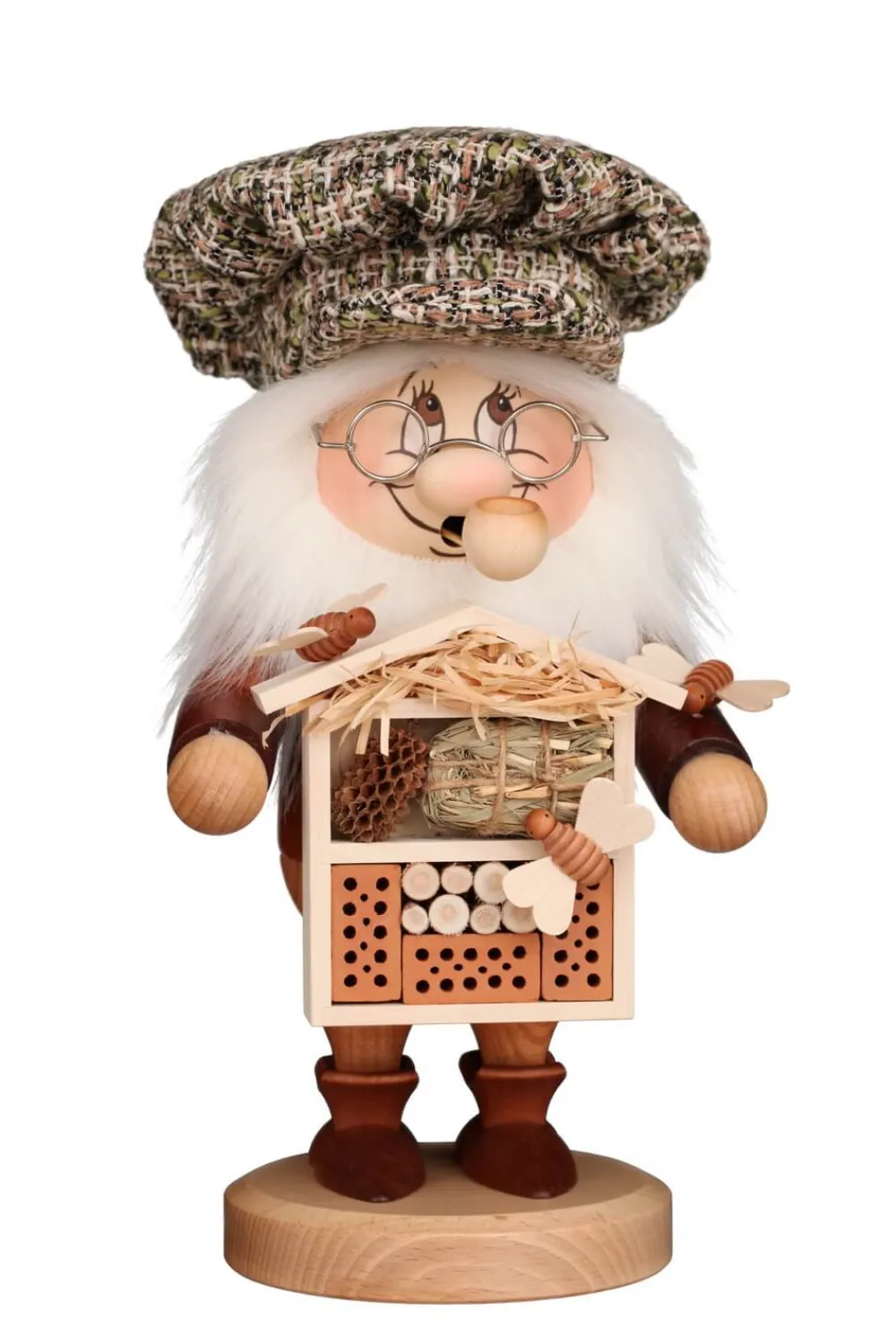 Christian Ulbricht Räuchermännchen*Räuchermännchen Wichtel Insektenfreund, 28 cm von