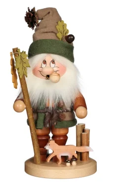 Christian Ulbricht Neuheiten | Räuchermännchen*Räuchermännchen Wichtel mit Fuchs, 34 cm von