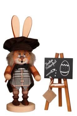 Christian Ulbricht Osterhasen*Räuchermännchen Wichtel Osterhase Hasenschule, 36 cm von
