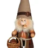 Christian Ulbricht Räuchermännchen*Räuchermännchen Wichtel Pilzsammler, 37 cm, von