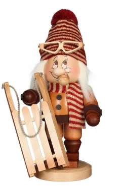 Christian Ulbricht Neuheiten | Räuchermännchen*Räuchermännchen Wichtel Rodler, 31 cm von