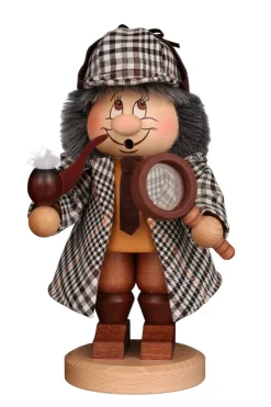 Christian Ulbricht Auslaufartikel | Räuchermännchen*Räuchermännchen Wichtel Sherlock Holmes, 27 cm von